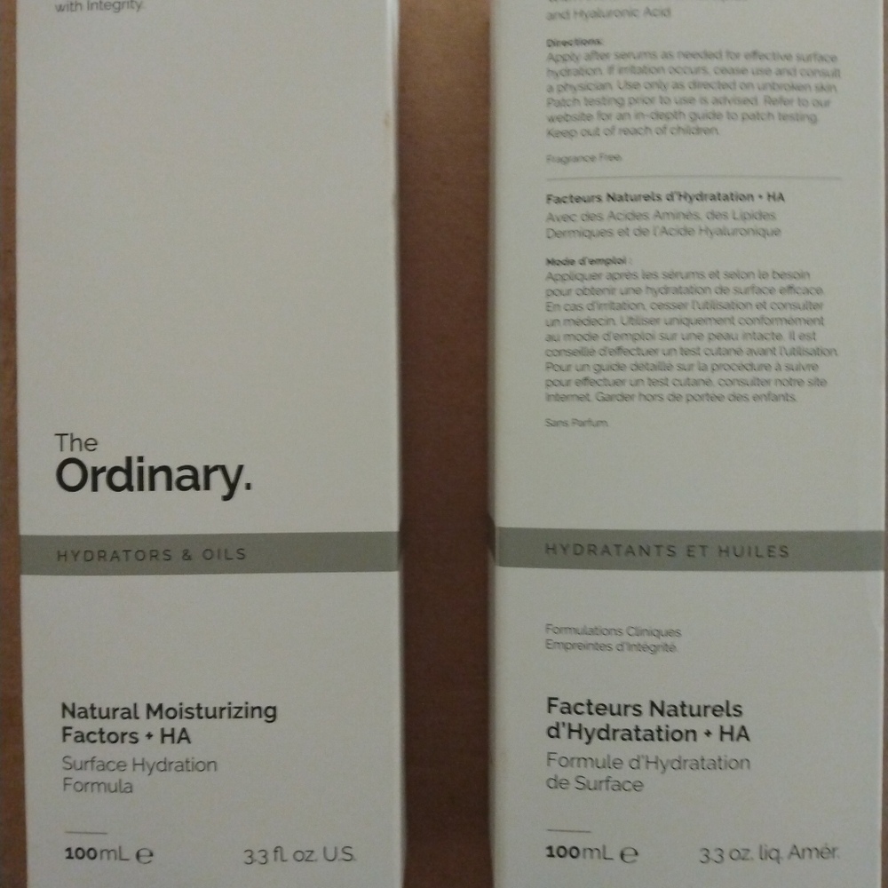 The ordinary Hydrators & oils